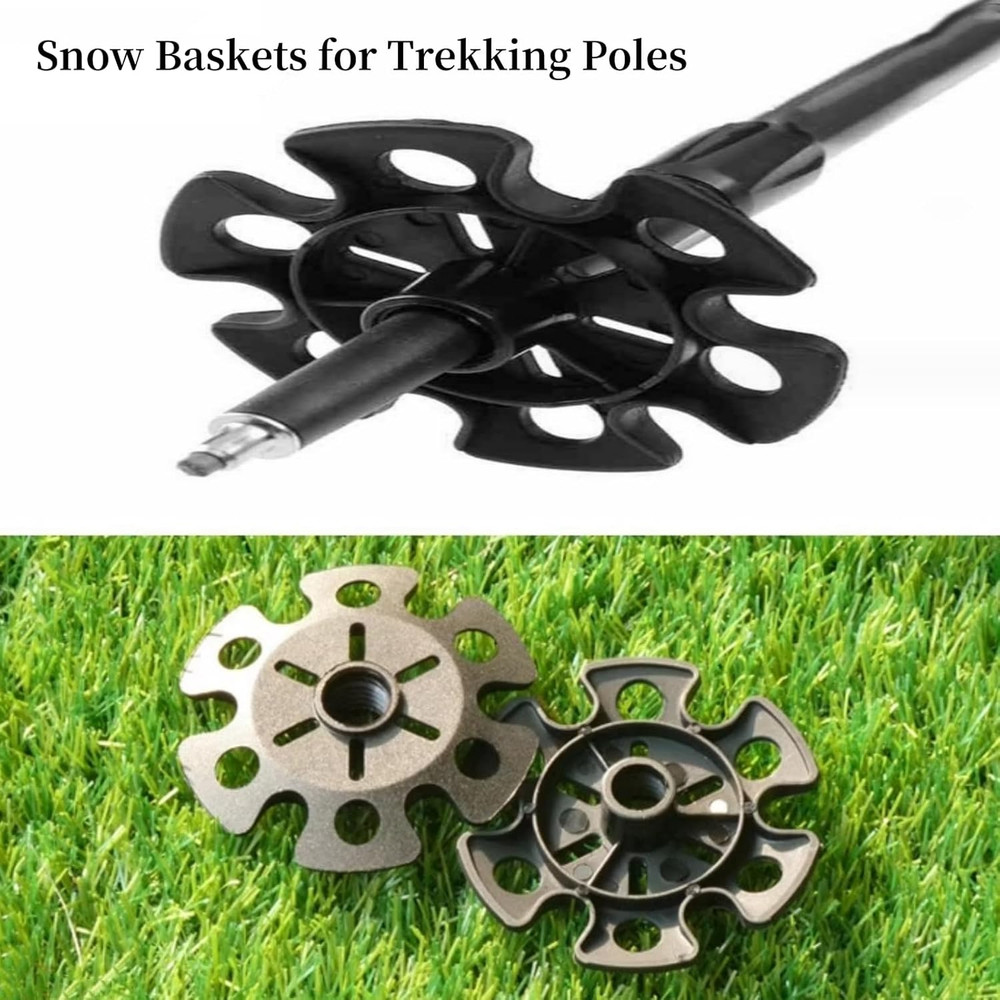 6Pcs Walking Stick Tips, Replacement Rubber Tips for Walking Sticks, Trekking Po