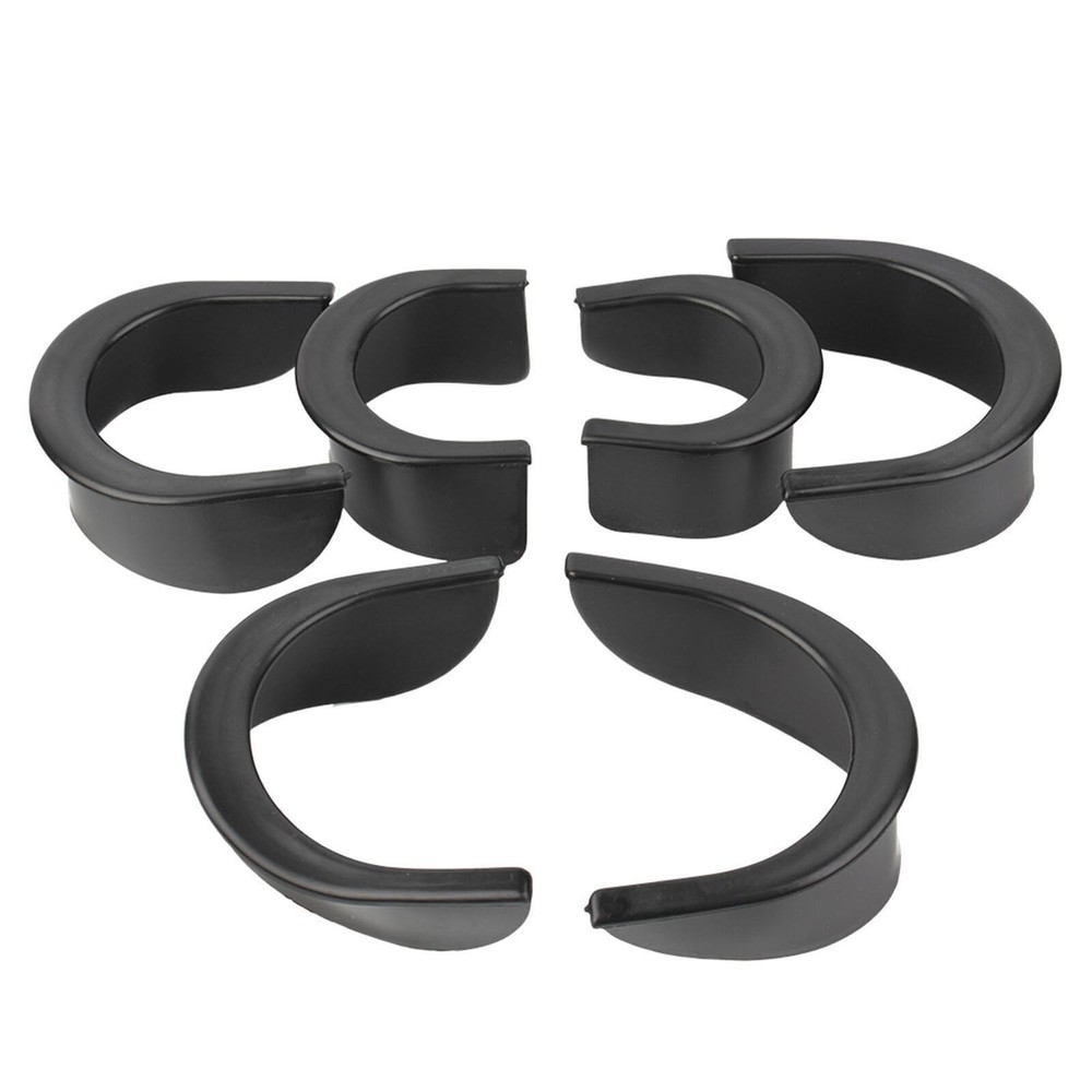 6 Pcs Billiard Pool Table Hole Pocket Rubber Liners Accessory Set