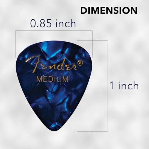 Fender Premium Picks Sampler - 12 Pack (Thin, Medium, Heavy Gauges)