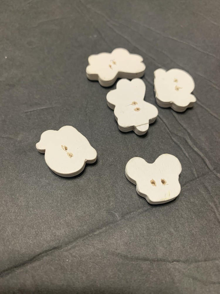 Five bug / insect bee snail dragonfly buttons