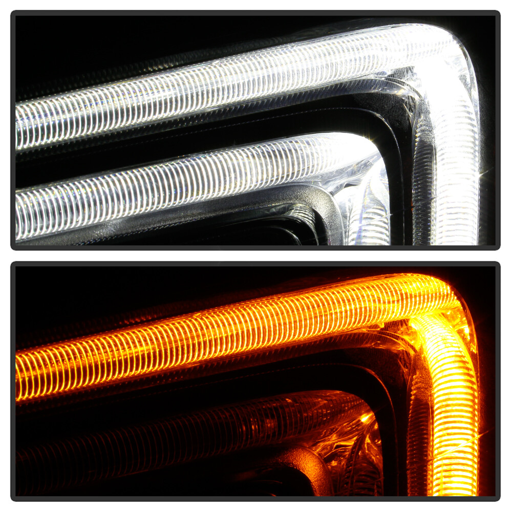 2017-2022 Buick Encore Halogen Model LED DRL Headlights Headlamps Set Left+Right