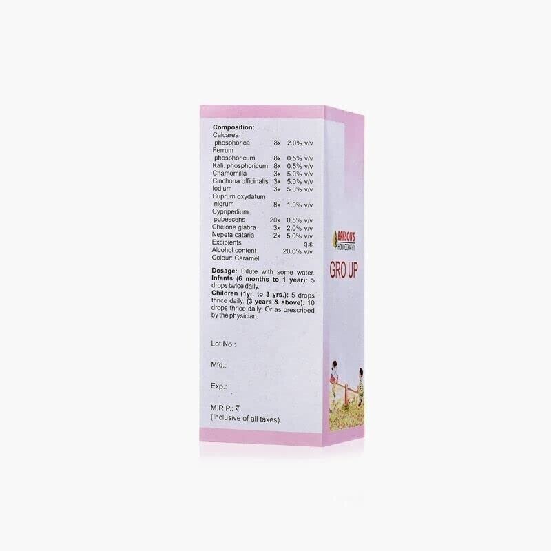 Bakson Homeopathic GRO Up Drops (30ml)