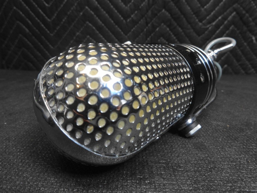 VINTAGE SHIELD M-102 PILL SHAPE CHROME MICROPHONE