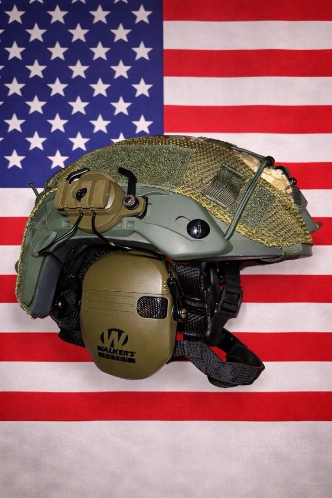 Msa Ach Medium Ballistic Helmet High Cut Conversion With Accessories