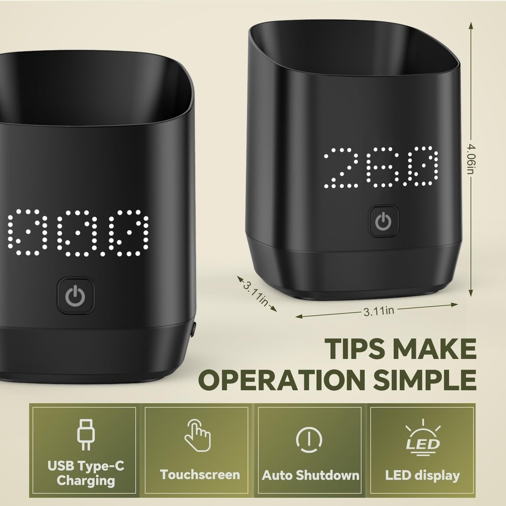 Digital Coffee Bean Dosing Cup for Espresso with LED Scale - High Precision C...