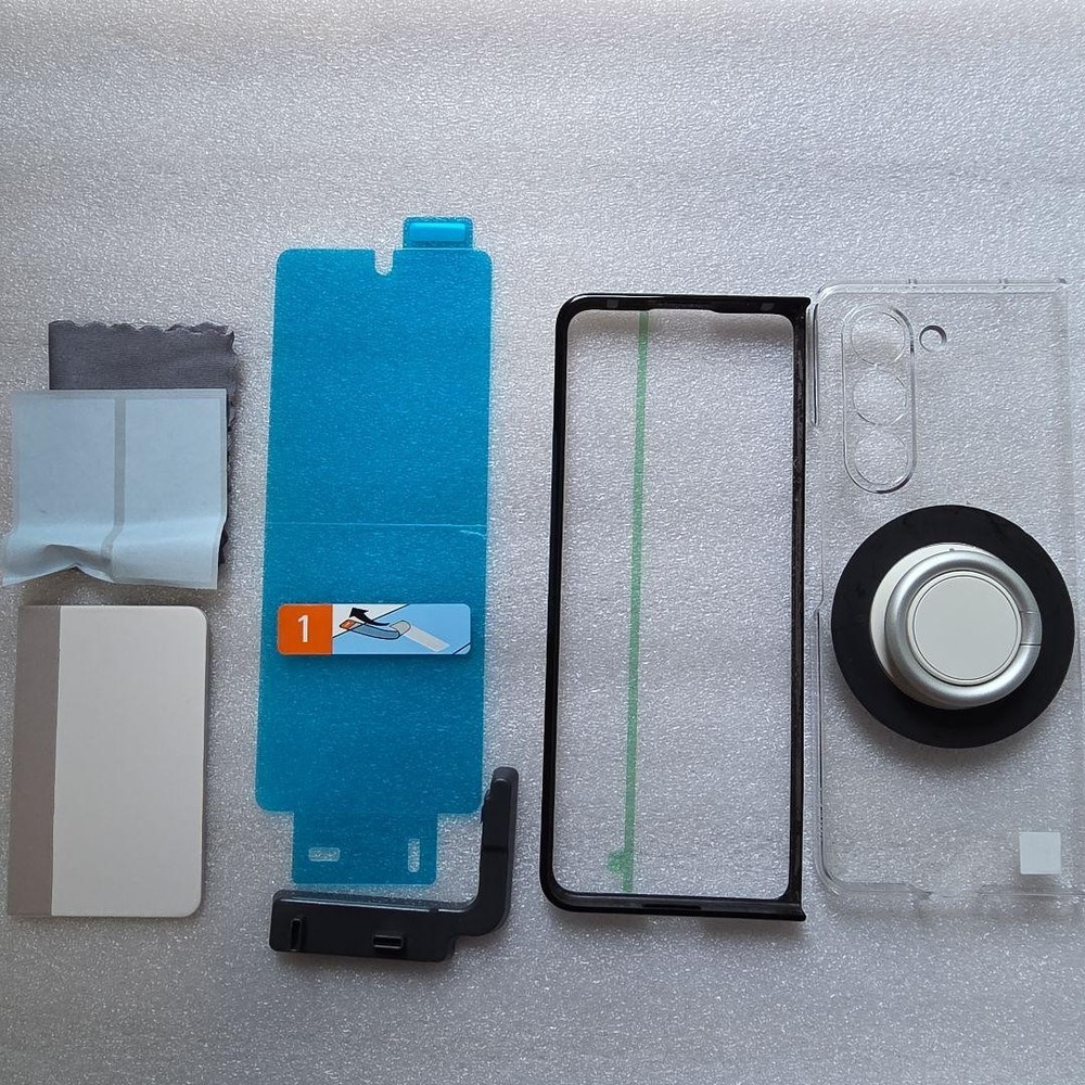 Samsung Galaxy Z Fold5 Front Screen Protector And Case Set