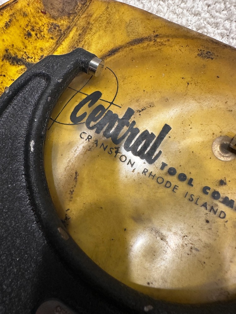 Vintage Central Tool Co. Micrometer #32RL 2”-3” W/Original Instructions