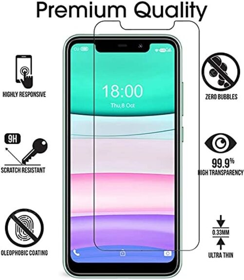 3 Pack for BLU View 5 Pro Screen Protector,Case Friendly, Scratch Resistant