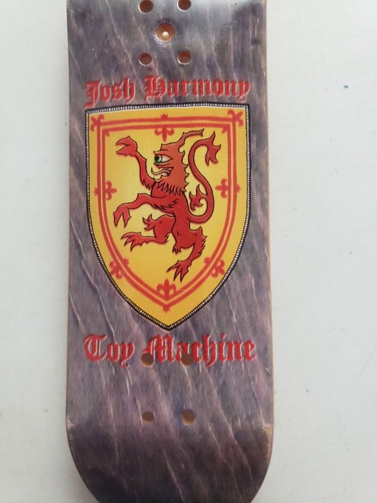 TOY MACHINE Skateboard Tech Deck Josh Harmony Toy