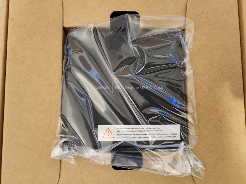 BELKIN 0523EY USB-C DUAL DISPLAY DOCK NEW OPEN BOX