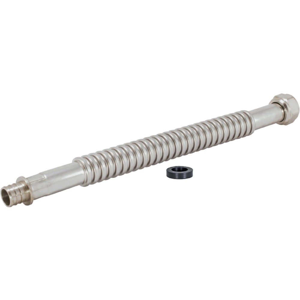 18 Inch WaterFlex Crimp Water Heater Connector, 3/4 Inch FIP x 3/4 Inch Crimp...