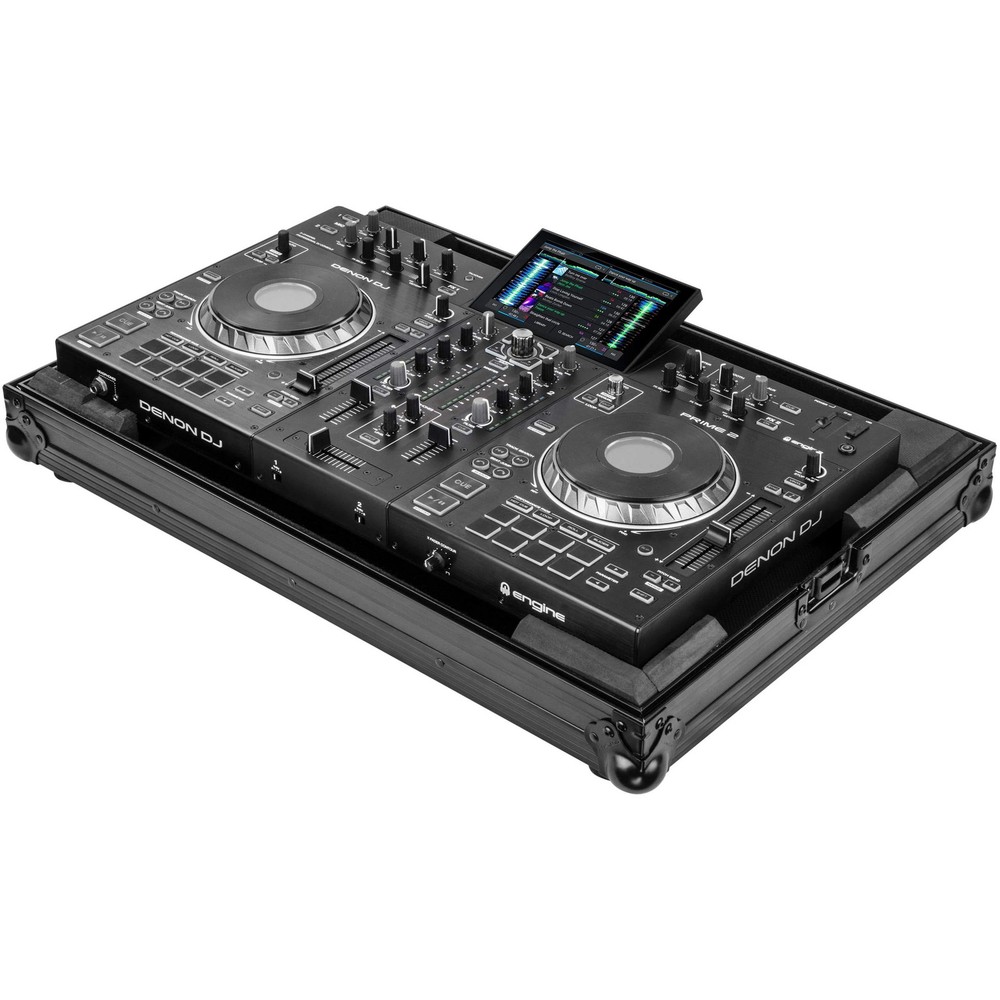 Odyssey Low Profile DJ Controller Case for Denon Prime 2, Black Label