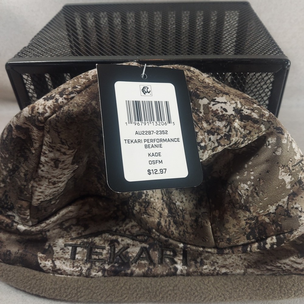 Tekari Performance Beanie Camo One Size NWT