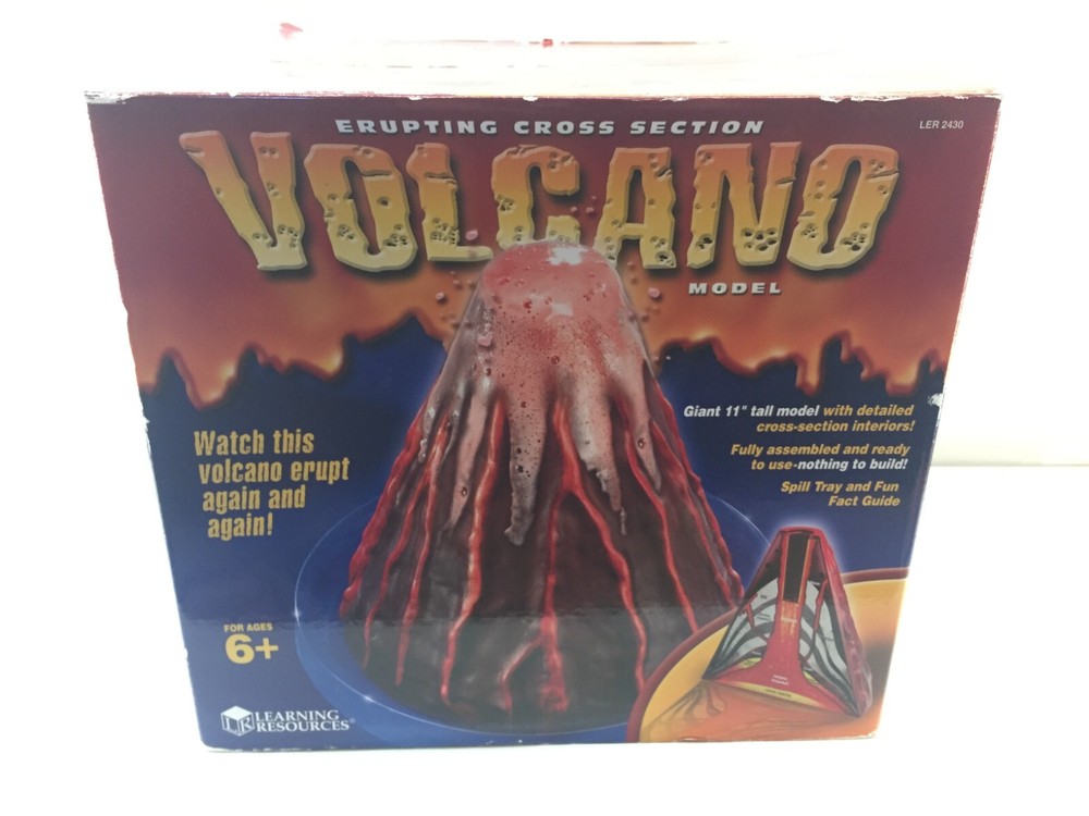 Learning Resources Erupting Volcano Model, Fun Science Learning, Homeschool, 6+