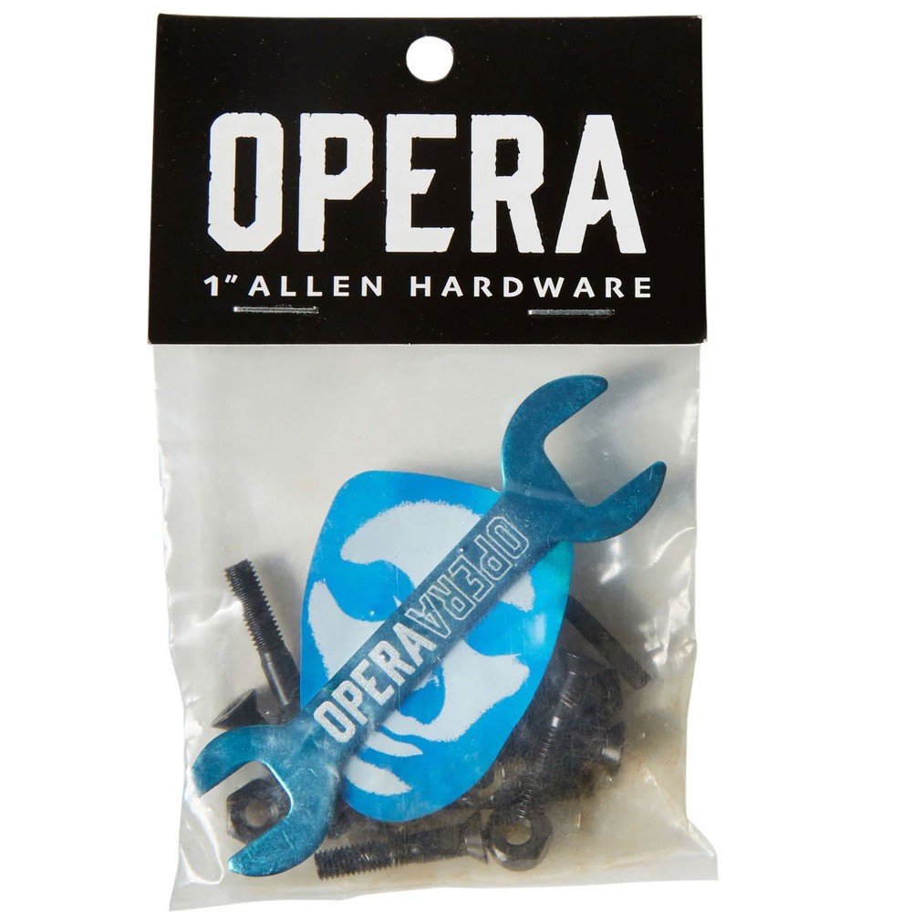 Opera Skateboard Hardware Allen Black/Blue 1" with Tool