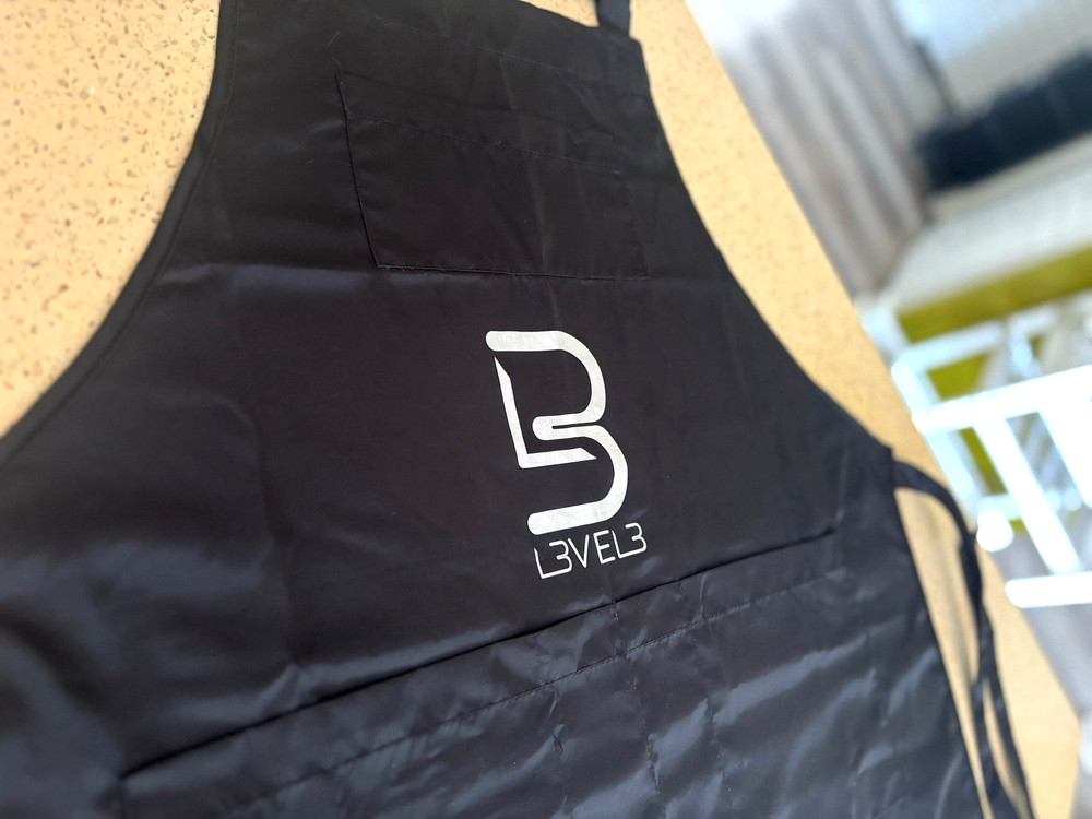 Professional Apron Level 3 Durable Nylon Fabric Black