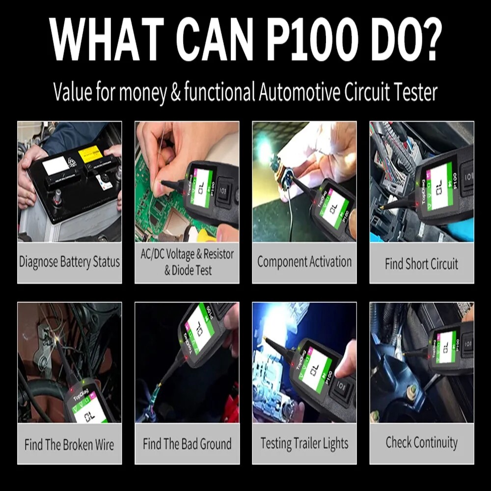 Powerscan 12/24V Power Probe Automotive Electrical Circuit System Diagnosis Tool