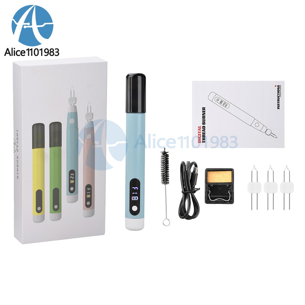 USB Wireless Thread Burner 1100mAh Quick-Heating Power Indicator Waxing Pen kit