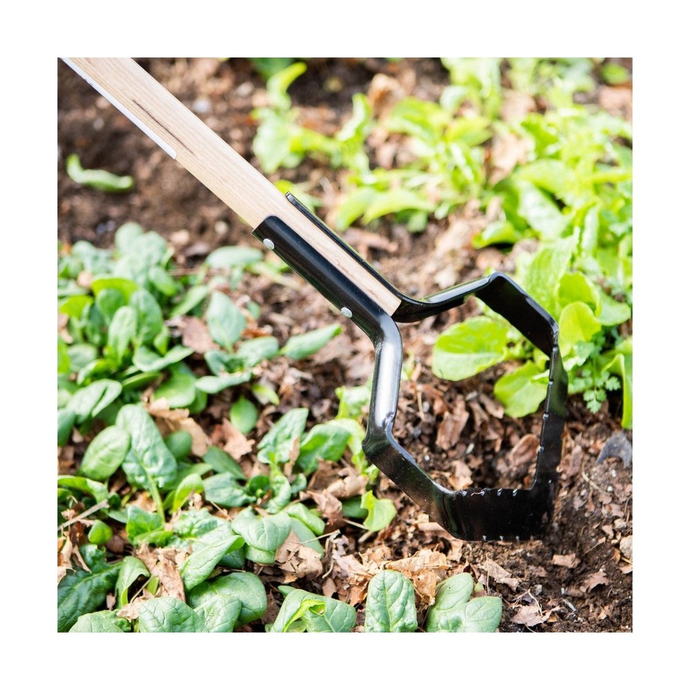 Push Pull Hoe V Blade for Deep Roots and Better Cultivating USA Made