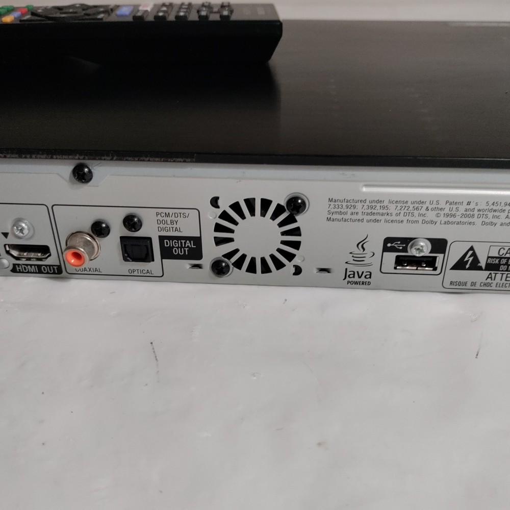 Sony BDP-S770 3D Blu-ray Disc Player With Remote Tested & Works