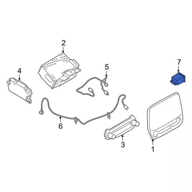 Genuine Ford Infotainment Display Control Module HC3Z19A387H