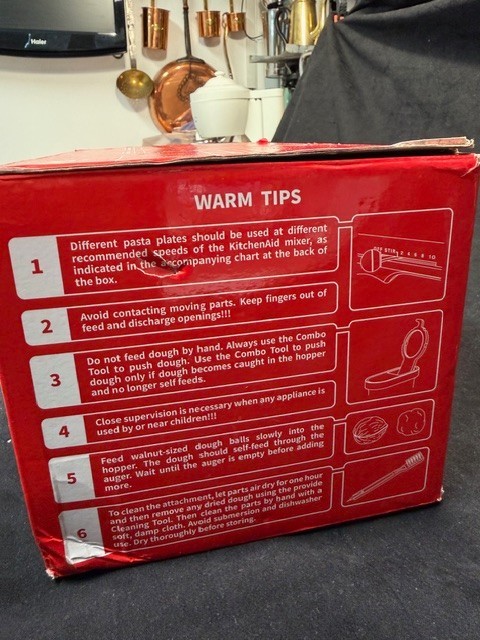 ATBOD Gormet Pasta Maker attachment for Kitchen Aid Mixer