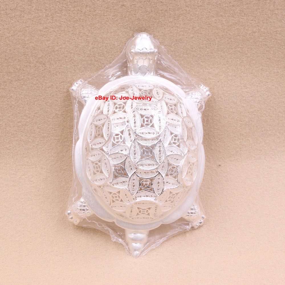 Solid 999 Fine Silver Tea Strainer Unique Turtle-Shaped Loose Leaf Infuser