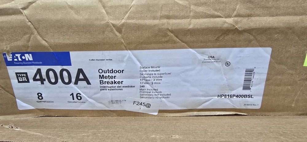400 amp meter main combo