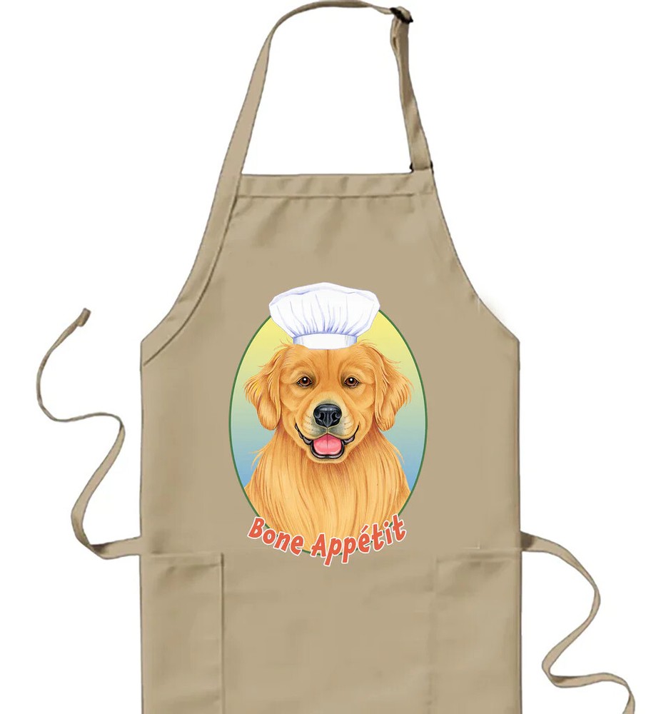 Golden Retriever Cookin' Apron