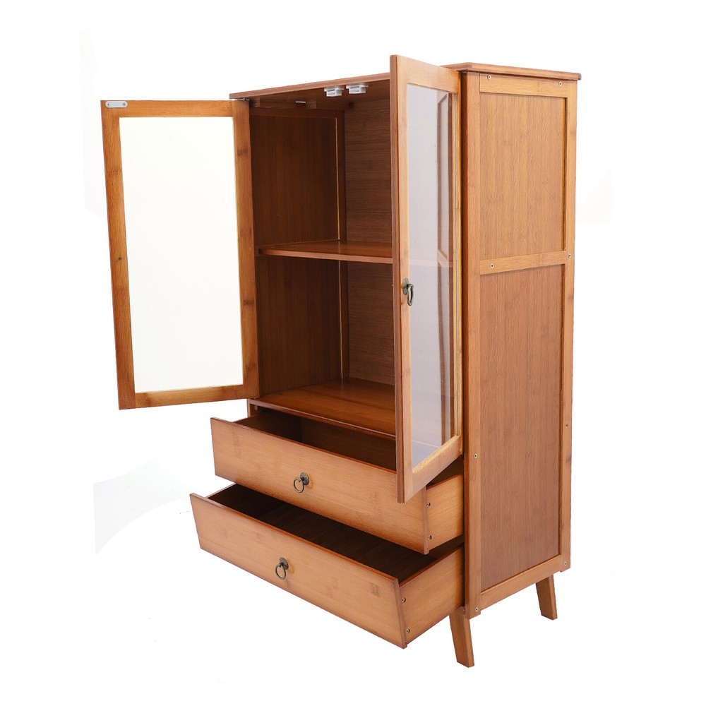 Stylish Brown Kitchen Sideboard with Ample Storage & Elegant Design