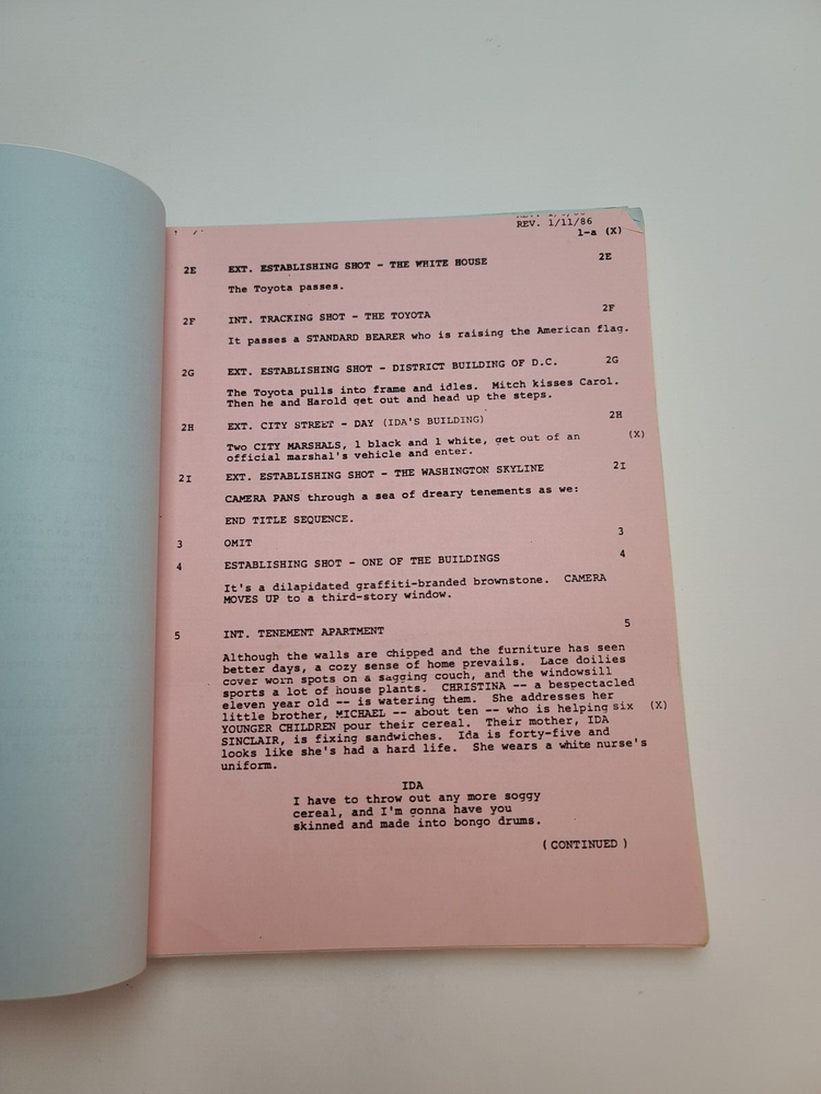 SAMARITAN: MITCH SNYDER / Clifford Campion 1986 Script, crusader for homeless