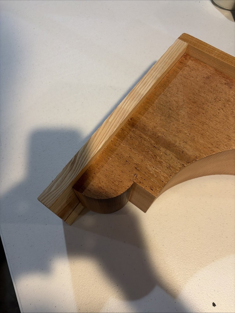 5 1/2 X 12 X 12 Corbel Millwork With Backplate