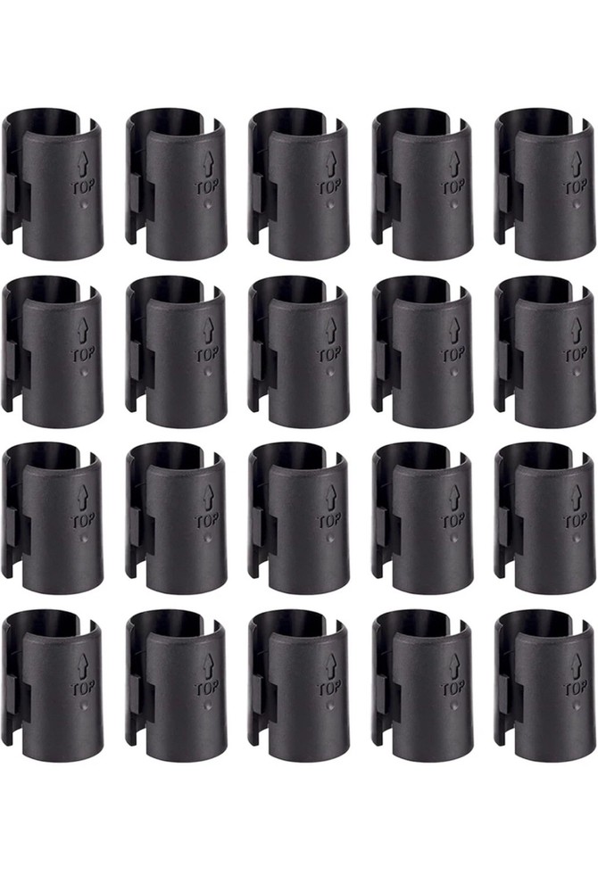 Wire Shelf Clips,40-Packs Shelving Lock Clips for 1" Post-...