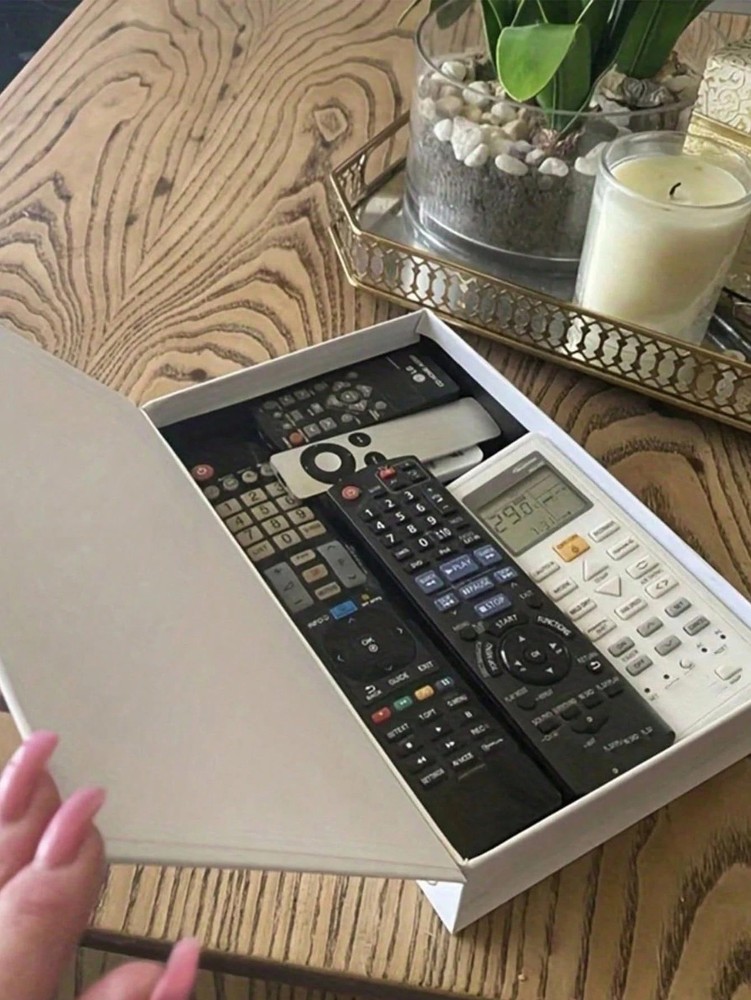Decorative Storage Book – Storage for Remote Controls, Keys, and Small Items ...
