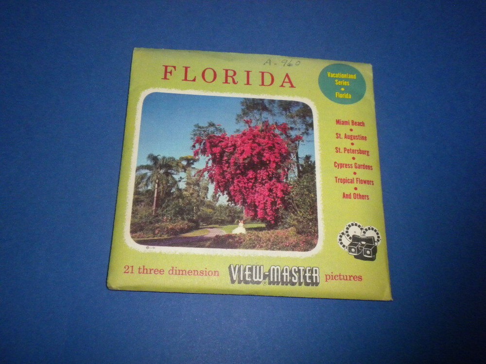 FLORIDA (dated 1953) Viewmaster set sealed