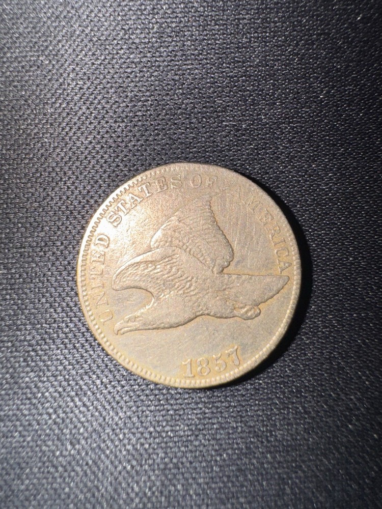 1857 Flying Eagle Cent Nice Original