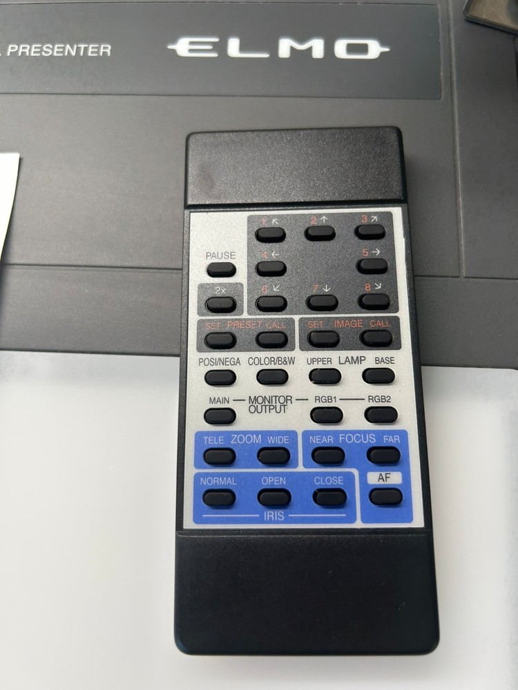 ELMO HV-5100XG Document Camera Visual Presenter w/ TFT/LCD Screen Remote Tested