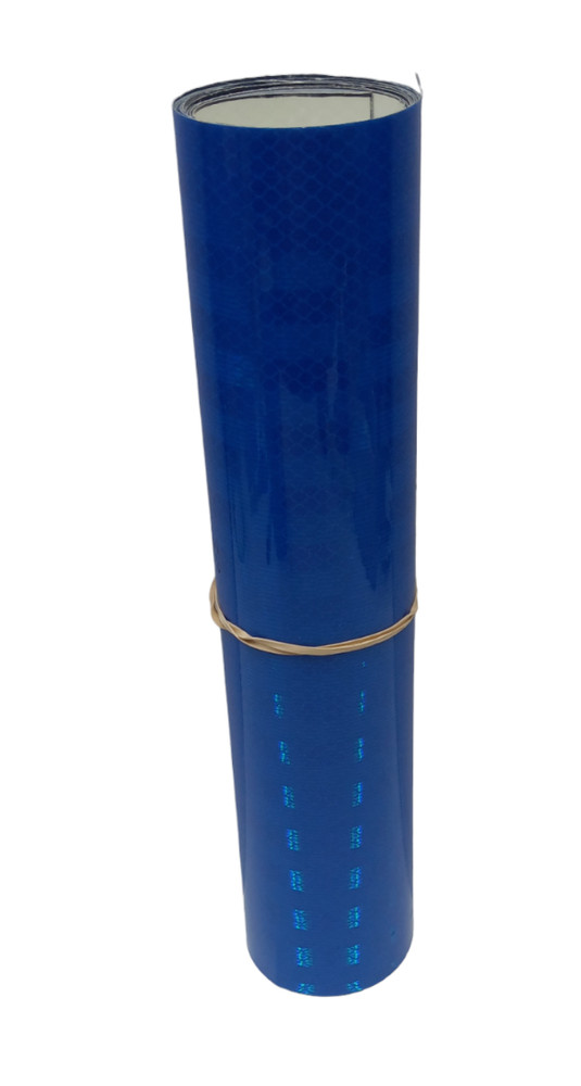 Blue Diamond Reflector Sign Plotter Cutter Vinyl Caution Tape 12" x 5' Roll