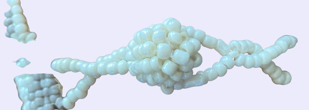 Handcrafted Pastel Beaded Bracelet With Loop & Knot Closure