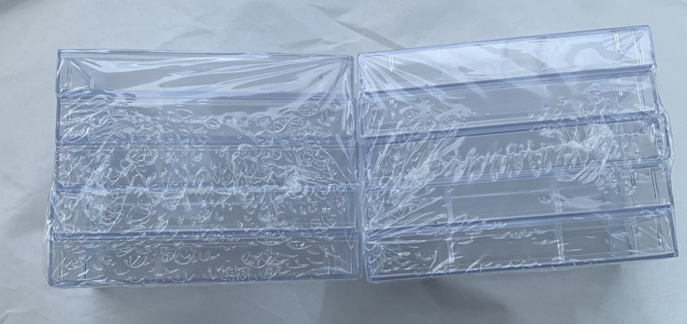 10ct New Clear Cassette Cases with posts - perfect for storage