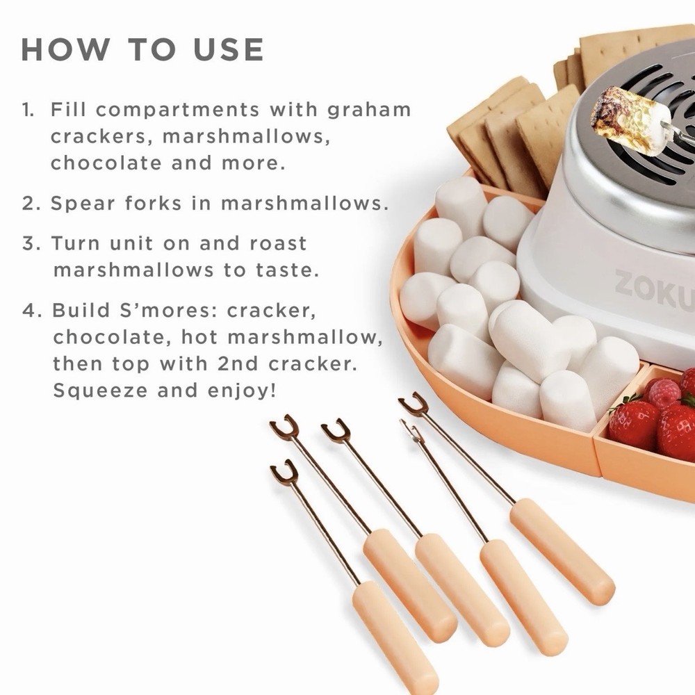 Zoku S’mores Maker Set Roasting Table Set