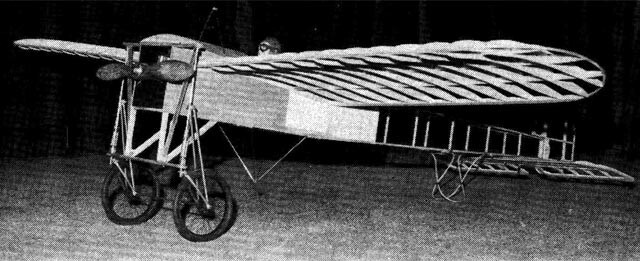 Bleriot XI RC 49" Wingspan RC Model Airplane Printed Plans & Templates