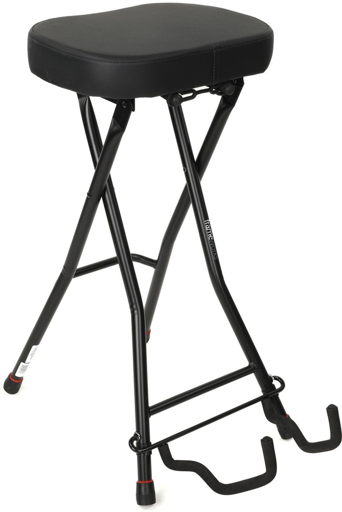 Gator Frameworks GFW-GTRSTOOL Guitar Stool with Integrated Guitar Stand
