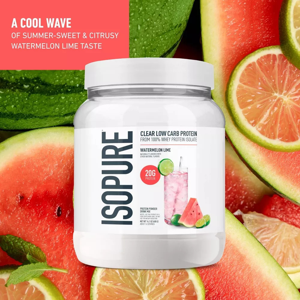 ISOPURE Clear Whey Isolate Protein Powder