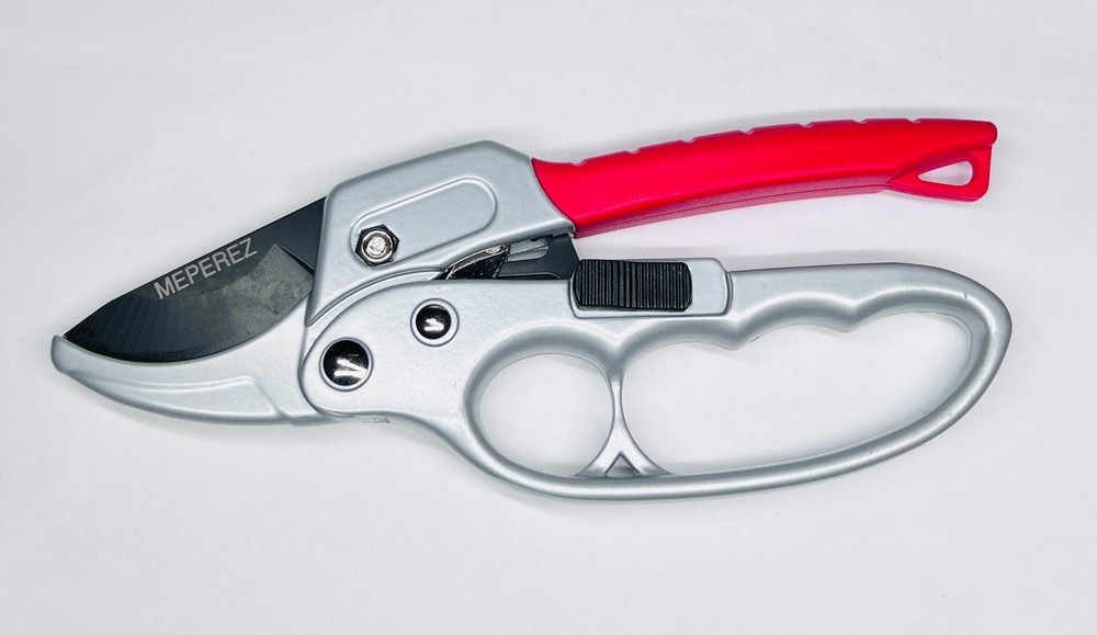 MEPEREZ Ultra Sharp Steel Pruning Shears Snips Effortlessly Garden Scissors
