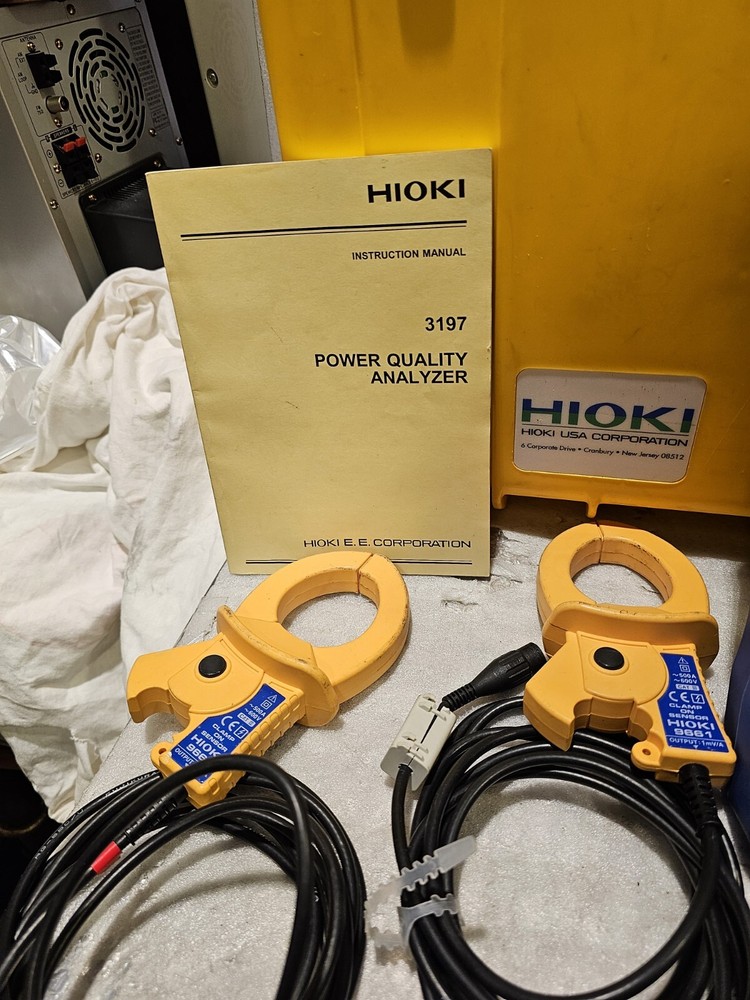 Hioki 3197 Three Phase HandHeld Power Quality Analyzer Meter MINT