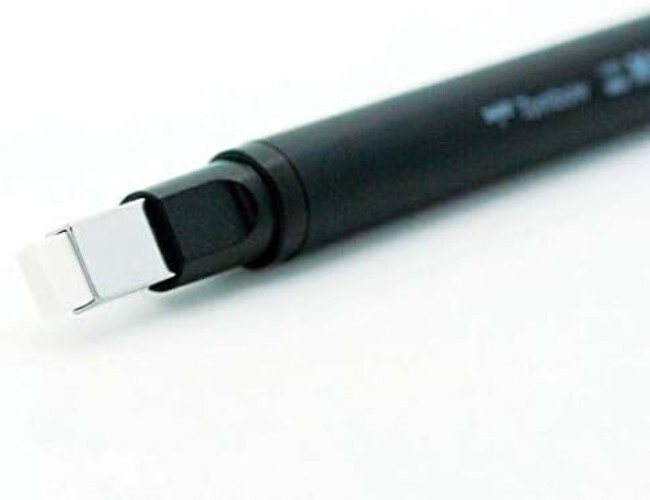 Compact MONO Zero Eraser with 2 Refills - Ideal for Drawing and Precision Work