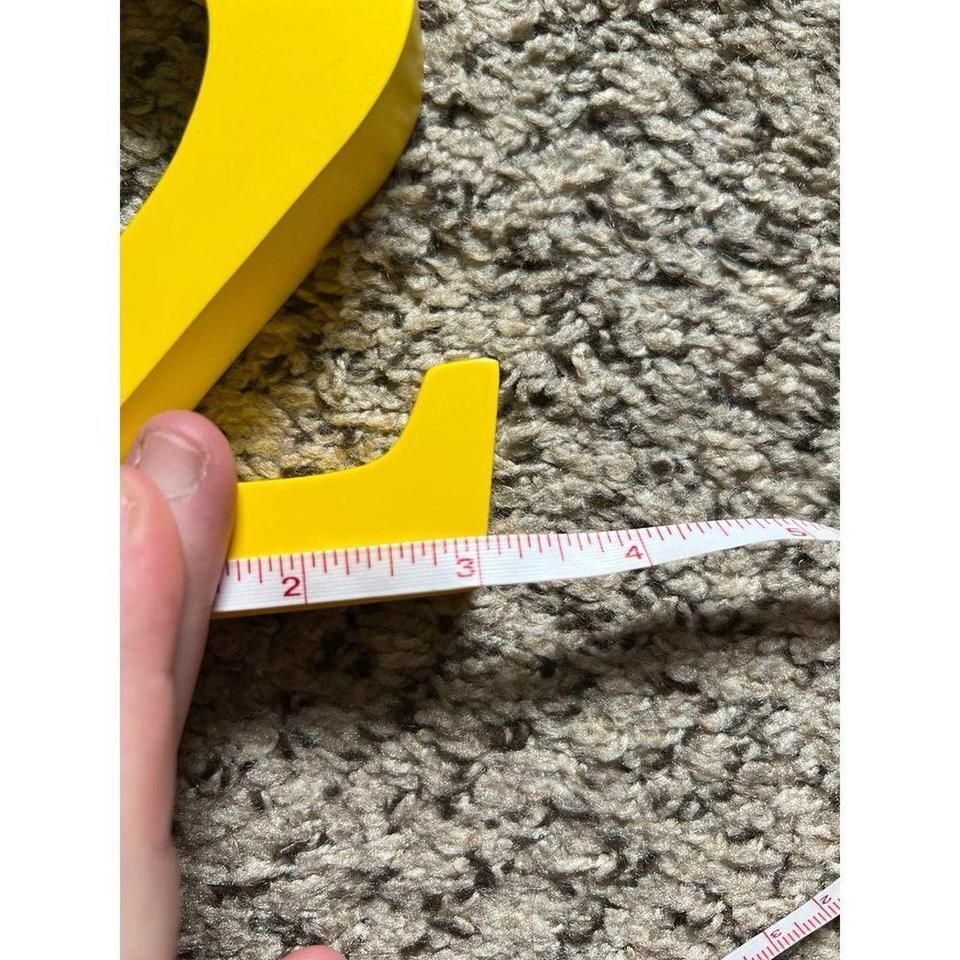 Wooden Yellow "2"