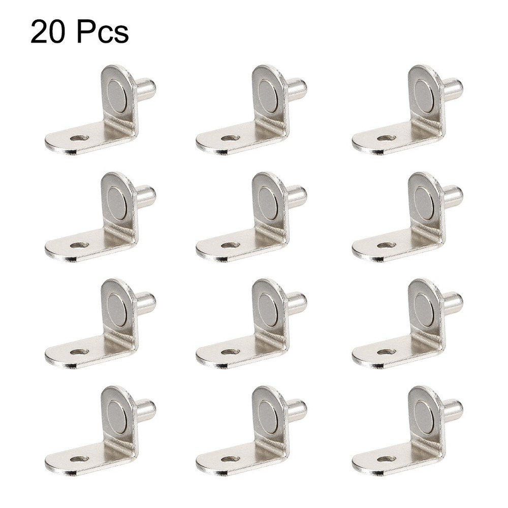 Shelf support pin, 5mm L-shaped support, wardrobe shelf, bracket 20pcs