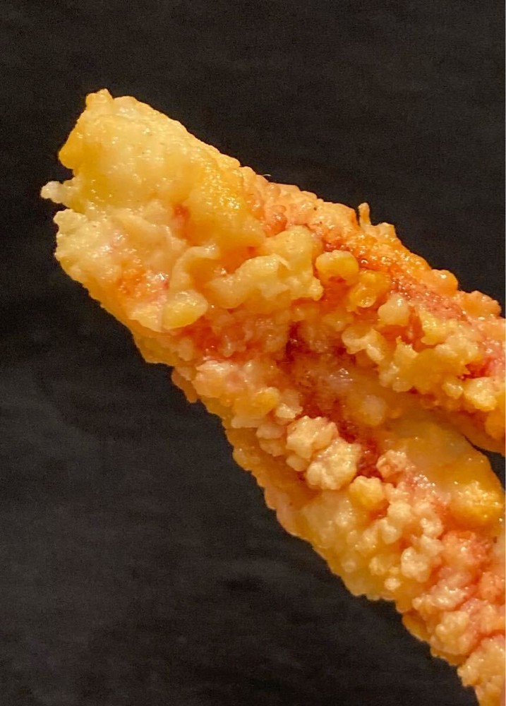 Food sample: Fried squid tentacles